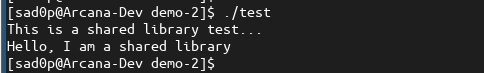 test program normal output